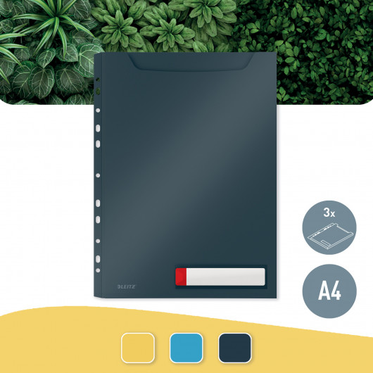 Файл для документов разширенный А4 200мкм 150л Cosy, серый LEITZ - фото 5