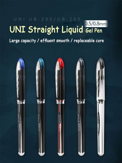 Роллер Uni-ball Vision Elite, 0,5мм., корпус черн., стержень черн. Uni - фото 6