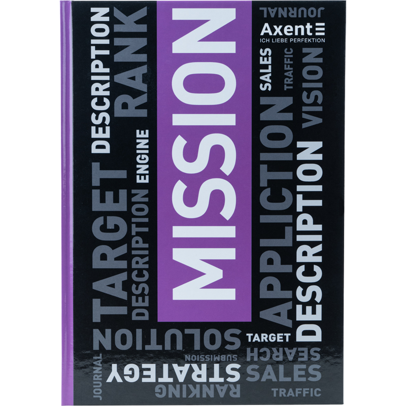 Книга учета 80л., А4, Colors, твердый переплет, офсет, кл., фиолет. Axent - фото 6