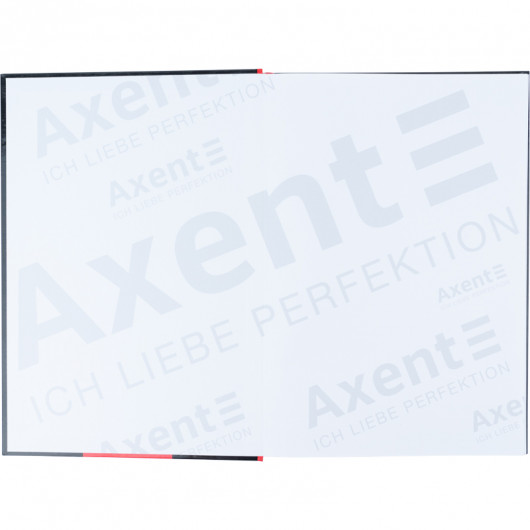 Книга обліку 80арк., А4, Colors, тверда обкладинка, клітинка, черв. Axent - фото 6