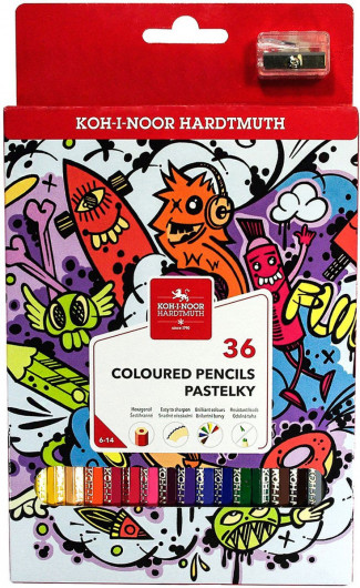 Олівці кольорові, 36кол., Teenage Koh-i-noor - фото 5