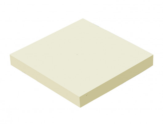 Блок бумаги с клейким слоем 76*76мм.*100 листов, желт. BuroMax - фото 3