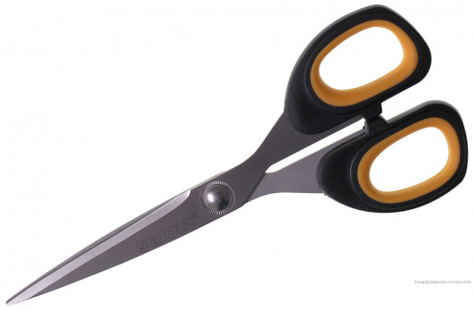 Ножницы 18см., прорезиненные ручки и утолщенные лезвия с титановым покрытием Scholz - фото 5