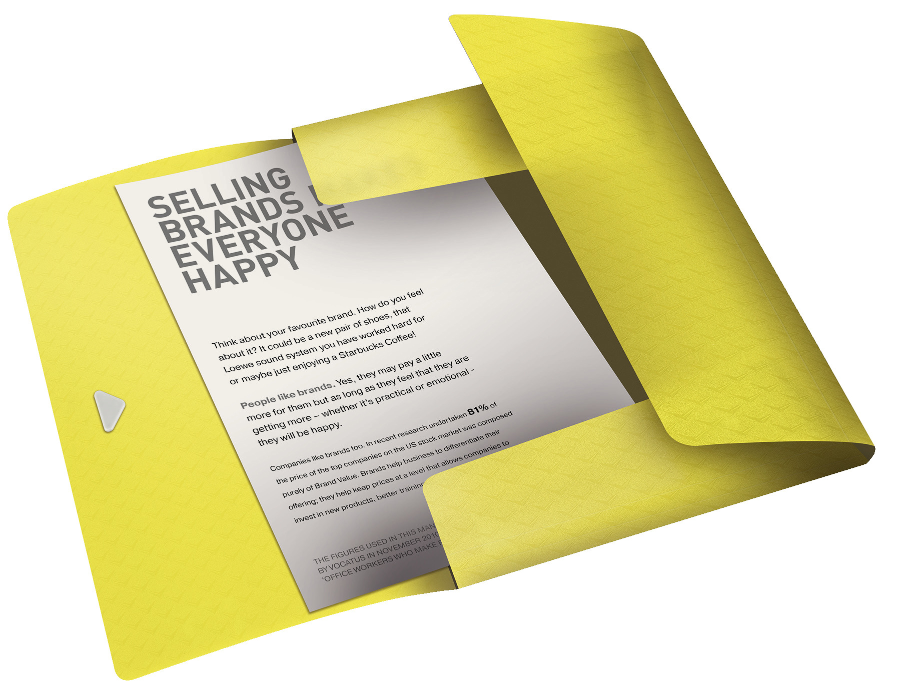 Папка на резинках Colour'ice А4, 150л полипропилен с тиснением, желт. Esselte - фото 5