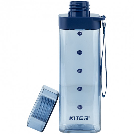 Пляшечка для води квадратна, 550 мл, блакитна Kite - фото 9