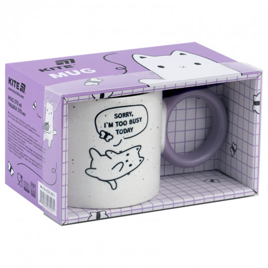 Чашка 370 мл Busy cat (K25-220-1) Kite - фото 6