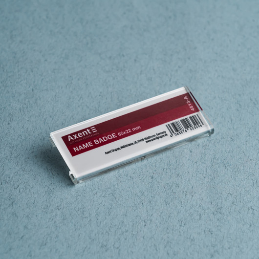 Бейдж акриловий на шпильці 4513 (65х22мм) Axent - фото 4