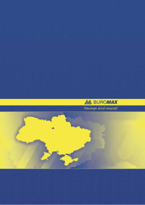 Книга обліку тверда обкладинка, 192арк., клітинка, асорті BuroMax - фото 3