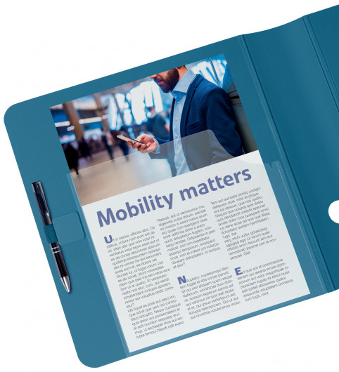 Регистратор 8.2см. А4 (PP) Active Urban Chic 180°, красн. LEITZ - фото 7