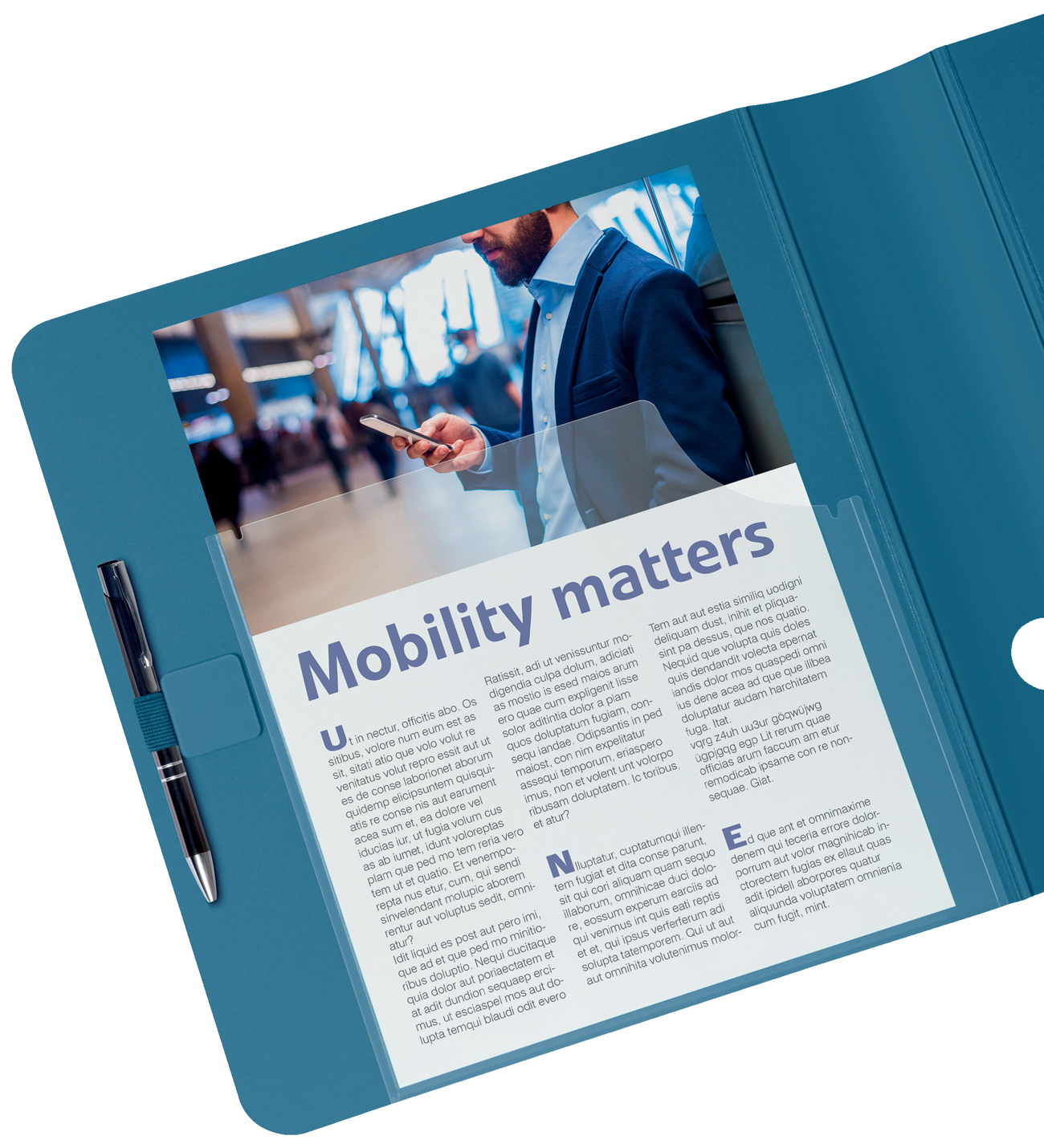 Регистратор 8.2см. А4 (PP) Active Urban Chic 180°, красн. LEITZ - фото 7