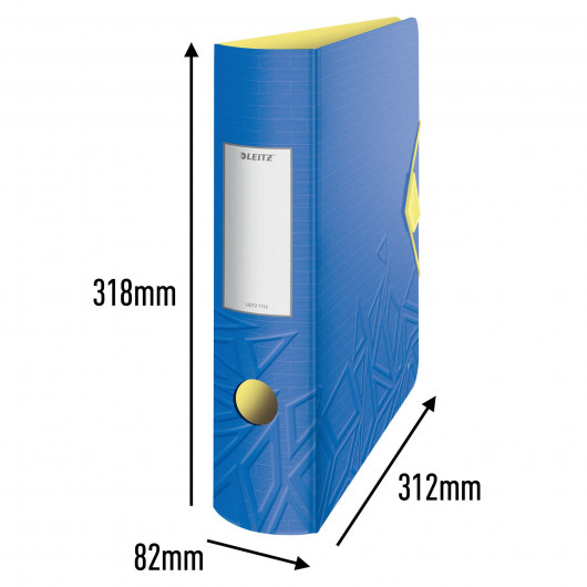 Регистратор 8.2см. А4 (PP) Active Urban Chic 180°, син. LEITZ - фото 8