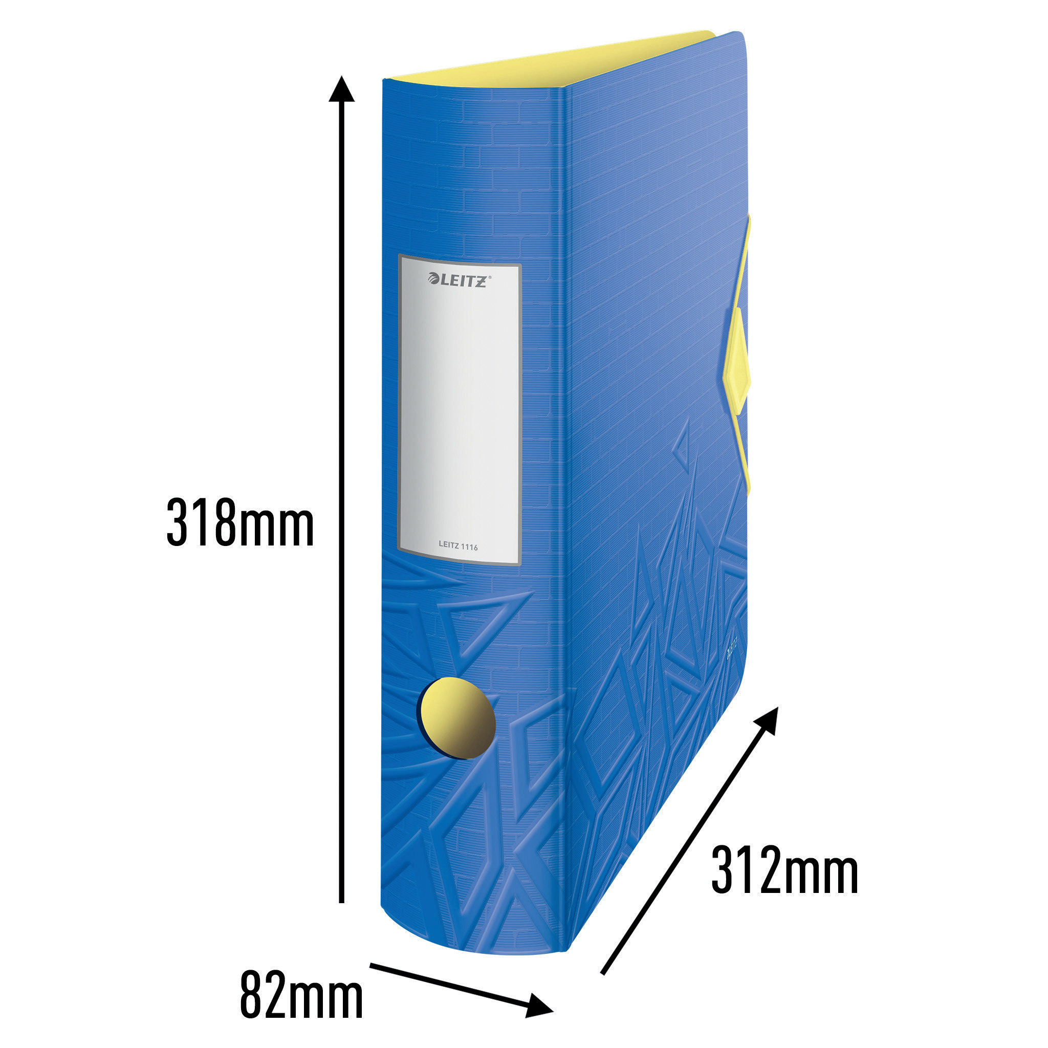 Регистратор 8.2см. А4 (PP) Active Urban Chic 180°, син. LEITZ - фото 8