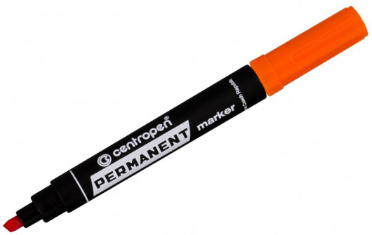 Маркер перманентный, клиновидное острие 1-4,6мм. 8576, красн. Centropen - фото 7