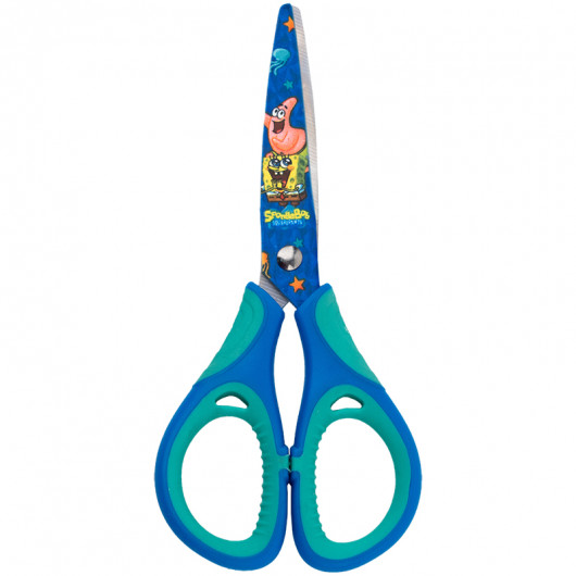Ножницы детские с рез. вставками и рисунком на лезвиях, 13см Kite - фото 3