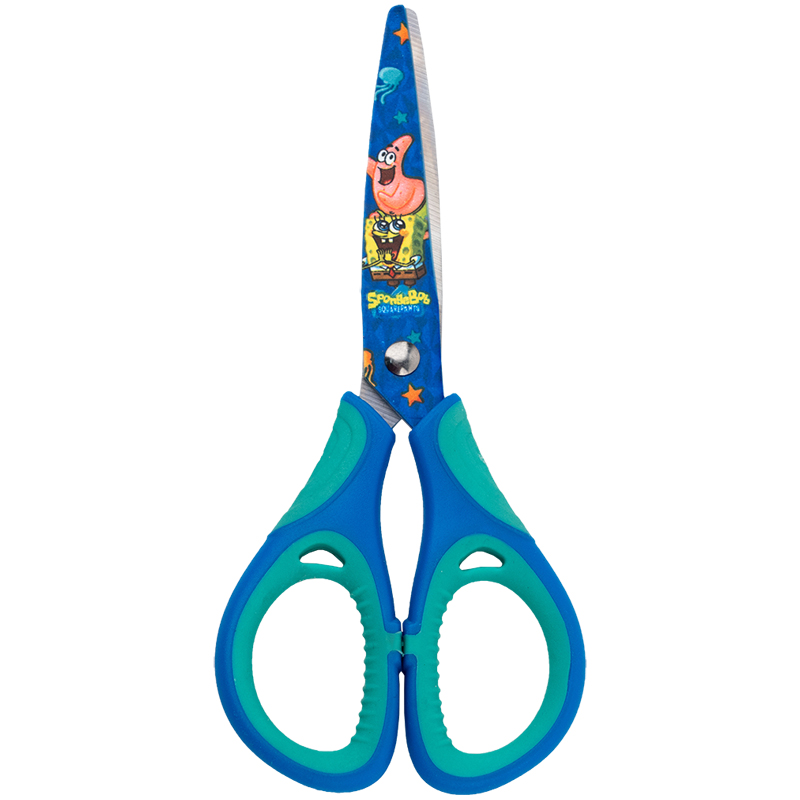 Ножницы детские с рез. вставками и рисунком на лезвиях, 13см Kite - фото 3