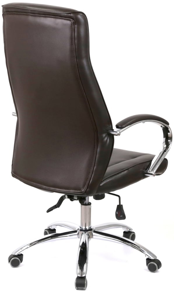 Кресло для руководителя Дрим CH ANF, темно-корич. АКЛАС - фото 31