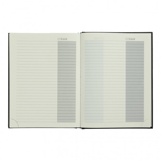 Ежедневник не датированный BASE, 150*205мм., 288 страниц, бумвинил, линия, син. BuroMax - фото 7