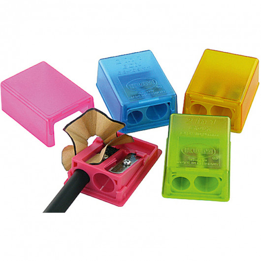 Точилка пластиковая с контейнером 