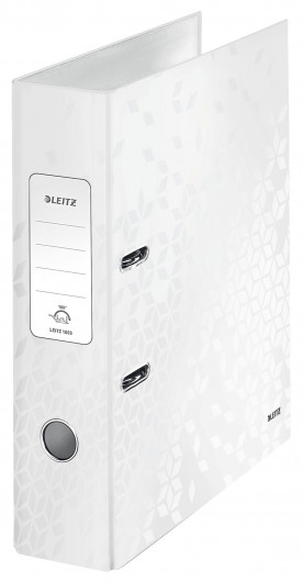 Реєстратор 8см. А4 (PP) 180°, Wow, метал. біл. LEITZ — фото 6