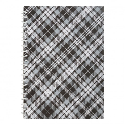 Зошит на спіралі А5, 48арк., клітинка, сірий BuroMax - фото 2