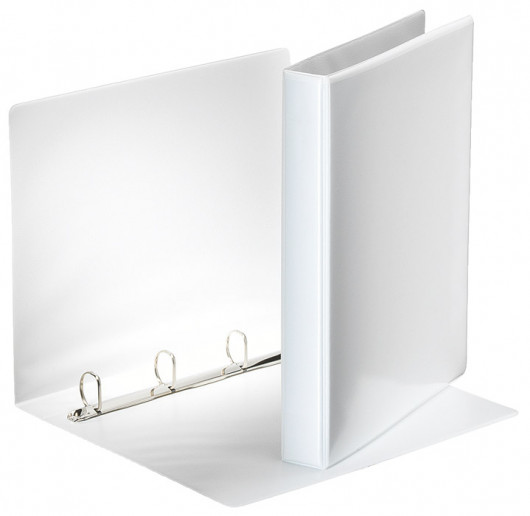Папка панорама А4, 4кільця, PP, товщина торця 40мм. механізм 25мм., біл. Esselte - фото 5