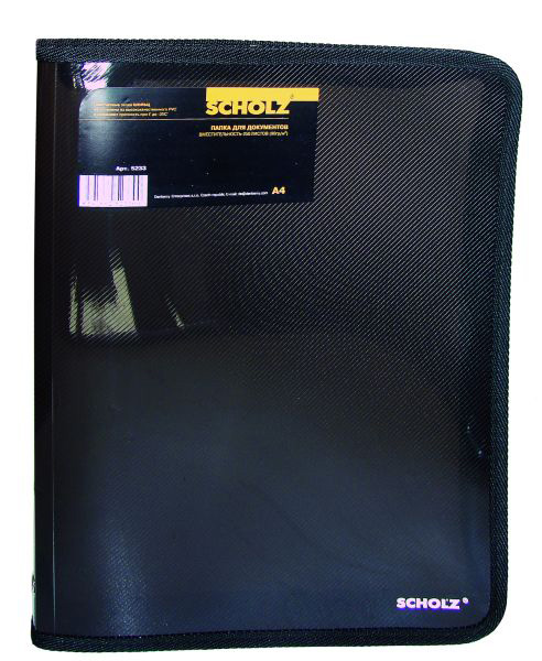 Папка на блискавці А4, асорті Scholz - фото 8