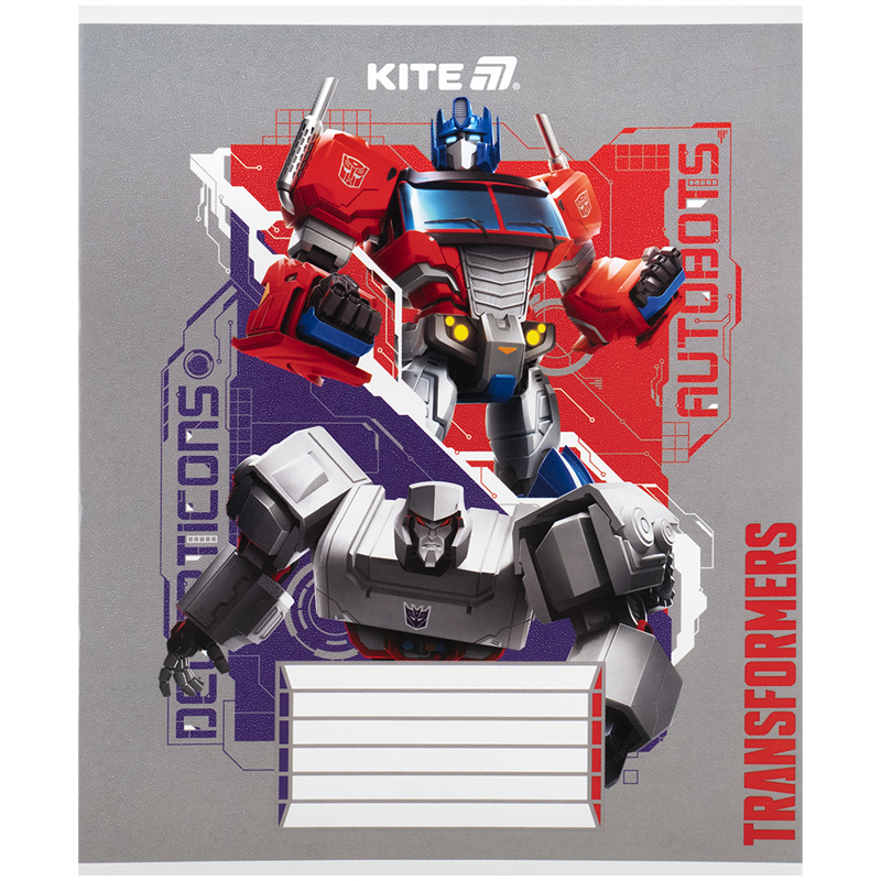 Зошит 12 арк., кос., гібр. лак + УФ лак, Transformers (TF25-235) Kite - фото 12
