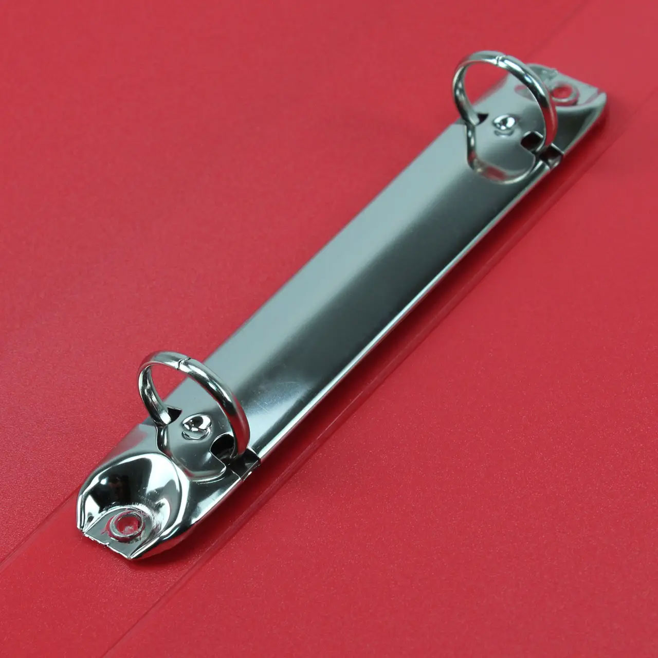 Папка А4, 2 кільця, 25мм., пластик, внутрішня кишеня, черв. Scholz - фото 5