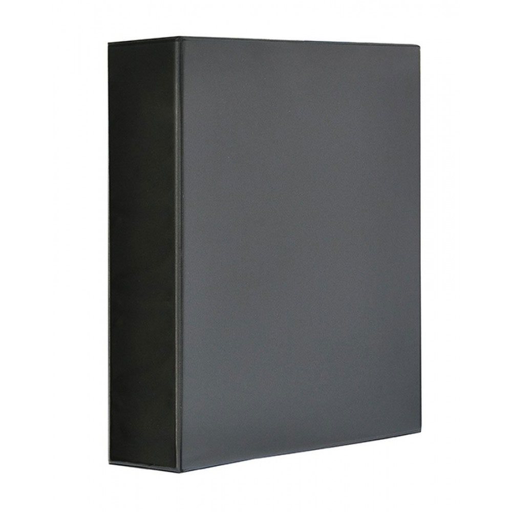 Папка панорама А4, 4кільця, PVC, товщина в торці 70мм, чорн. PantaPlast - фото 3