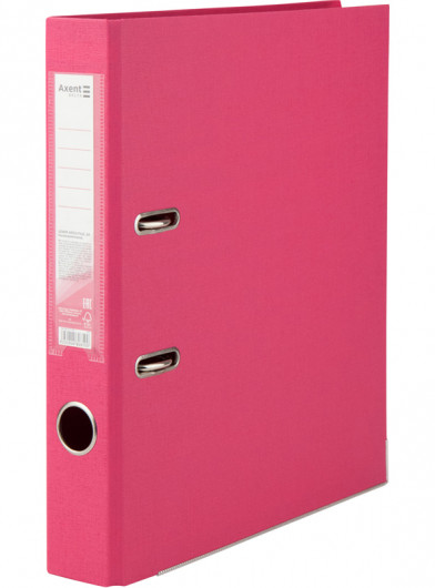 Реєстратор 5см. А4 (PP), двосторонній, рожев. Axent Delta - фото 4