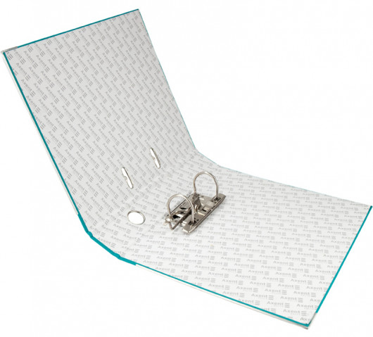 Регистратор 5см. А4 (PP), односторонний, бирюз. Axent Delta - фото 4