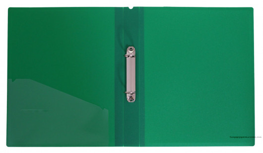 Папка А4, 25мм., 2кольца (PР), зелен. NORMA - фото 5