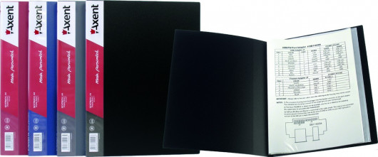 Папка на 10 файлов, черн. Axent - фото 4