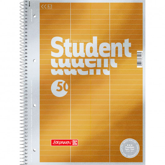 Колледж-блок А4 Premium, линовка под словарь, 50 листов, Словарь Brunnen - фото 3