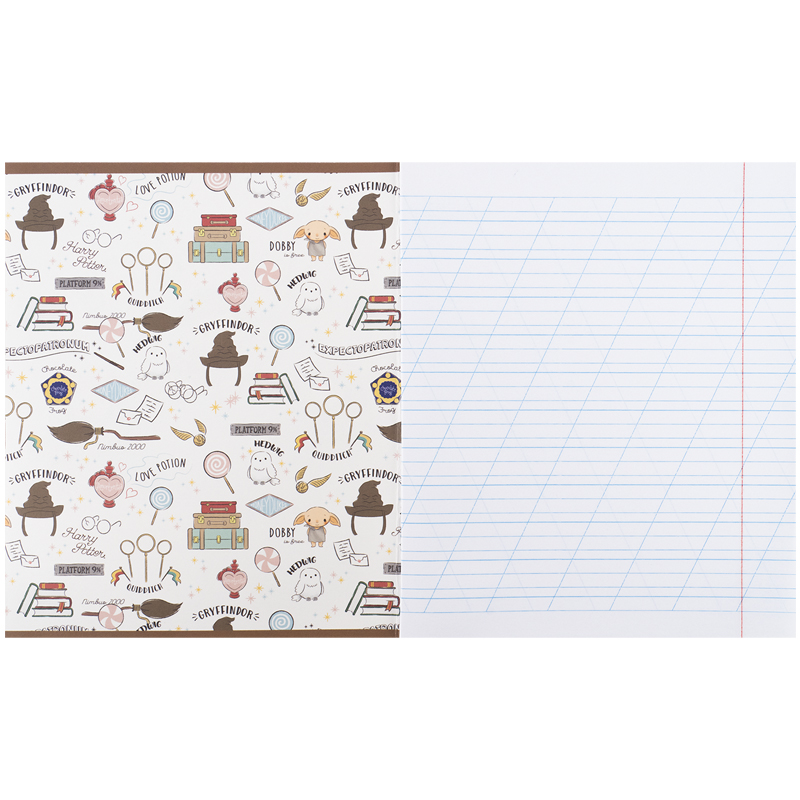 Зошит 12 арк., кос., УФ лак об'ємний, Harry Potter (HP25-235) Kite - фото 12