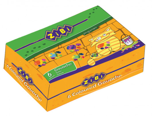 Гуаш 6кол. по 20мл. ZiBi - фото 2