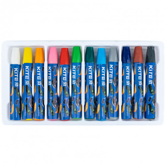 Пастель олійна 12 кольорів Hot Wheels HW24-071 Kite - фото 4