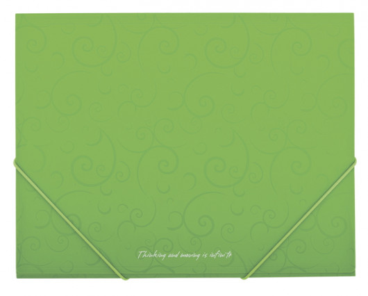 Папка на резинках Barocco А5 пластик, салат. BuroMax - фото 3