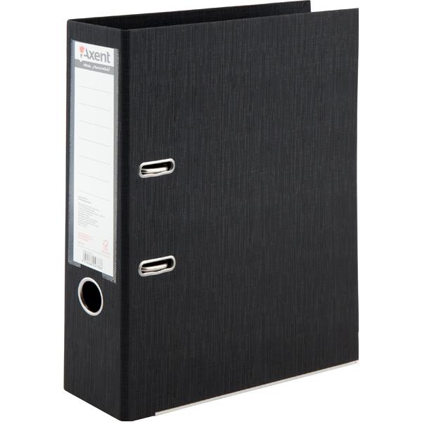 Реєстратор 7,5см. А4 (PP двостороннє покриття) Prestige, чорн. Axent - фото 4