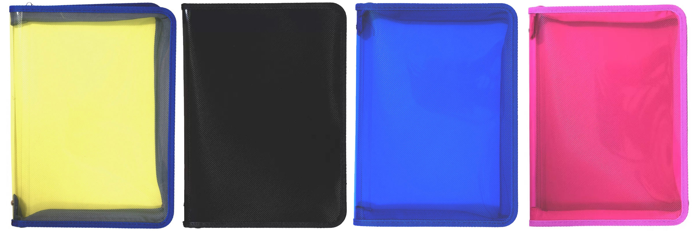 Папка на блискавці, А4, 30мм., напівпрозора, рифлена, асорті NORMA - фото 9