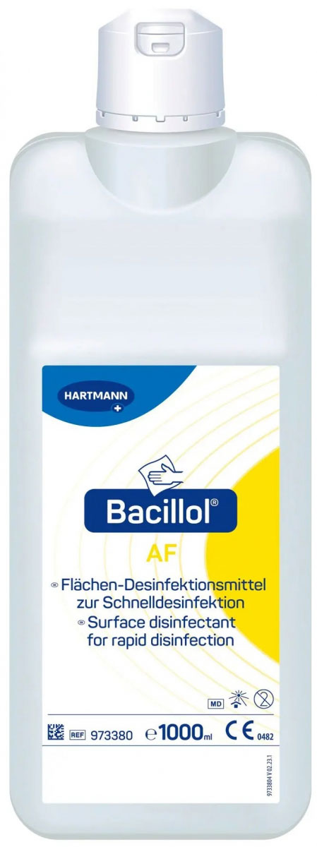 Засіб для дезінфекції спиртовий бистродіючий Бациллол® АФ, 1000мл. Bode Chemie GmbH & Co - фото 1