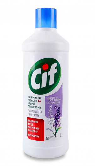 Средство для мытья пола, стен и других поверхностей, 1100мл., Лавандовая свежесть CIF - фото 1