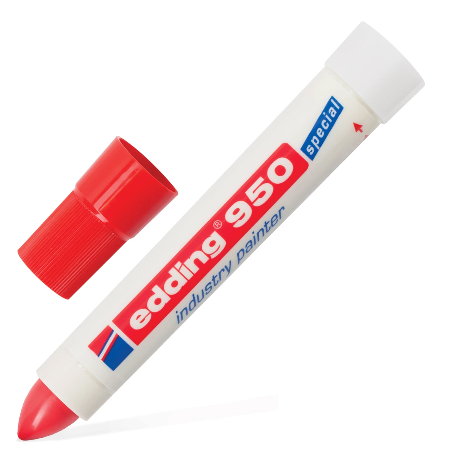 Маркер для промышленной графики 950, круглое острие 10мм., красн. Edding - фото 8