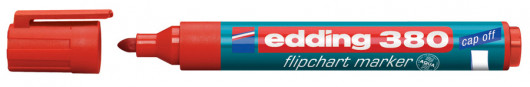 Маркер для флипчарта (по бумаге) кругл. острие 380 1,5-3мм., набор 4шт./уп. Edding - фото 6