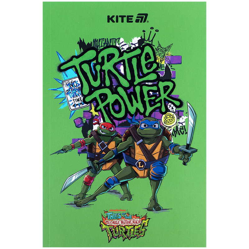 Блокнот, термобиндер А5, 64 лист., Ninja Turtles-1 (NT25-193-1) Kite - фото 4