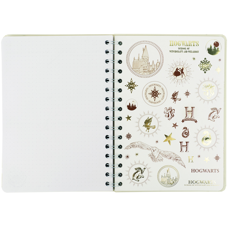 Щоденник на спіралі, тверда обкладинка, Harry Potter (HP25-438) Kite — фото 8
