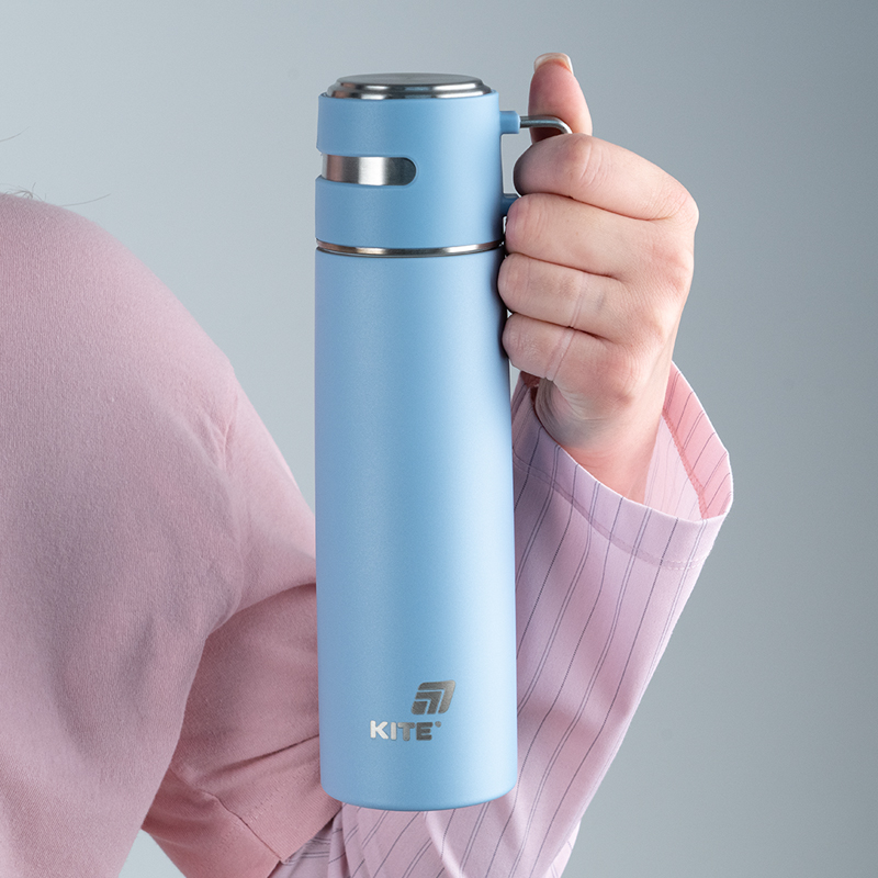 Термос 500 мл, блакит. (K25-1224-2) Kite — фото 5