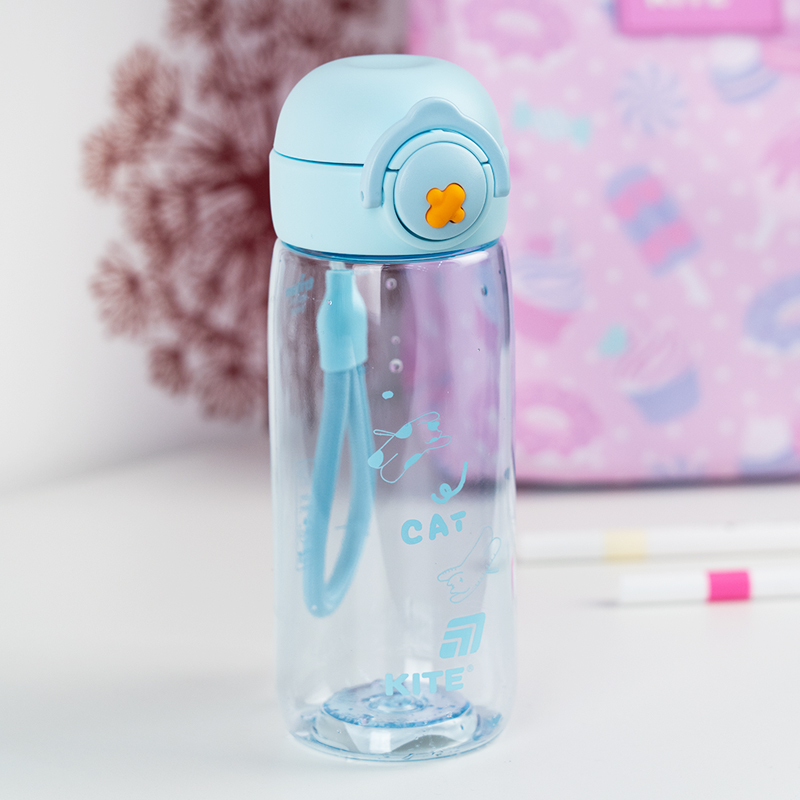 Пляшечка для води, 480 мл, блакитна (K25-1236-2) Kite — фото 6