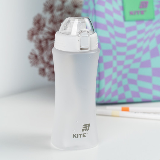 Пляшечка для води, 500 мл, біла (K25-1215-1) Kite — фото 6