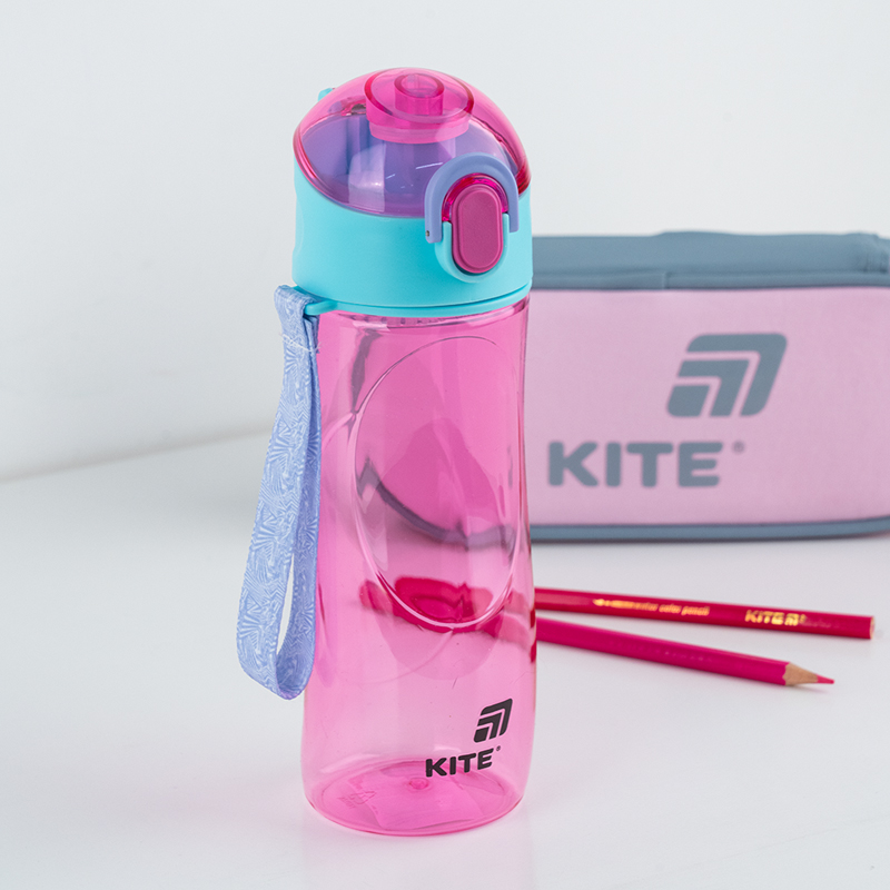 Бутылочка для воды, 530 мл, розовая (K25-400-1) Kite - фото 4